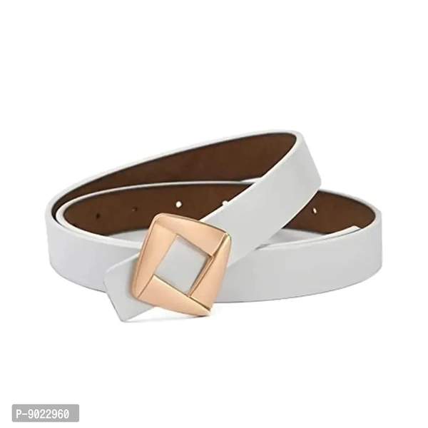 Stylish Black Leather Belt for Women & Girls