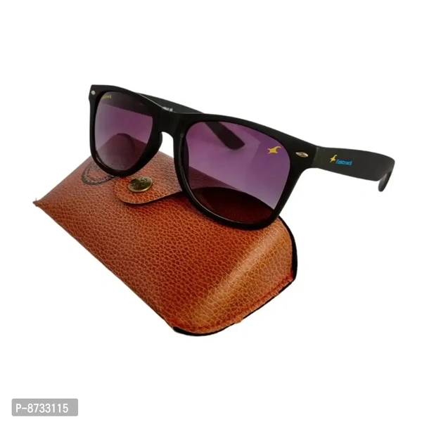 Stylish latest unisex sunglasses with leather case