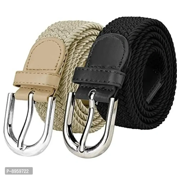 ZORO Unisex Cotton Belt (ZR-SCB35----_Beige Black)