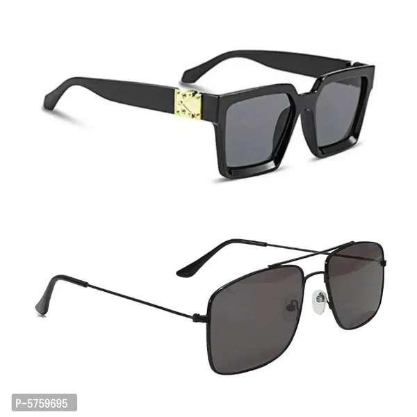 Stylish Combo of 2 Sunglasses for Men Women