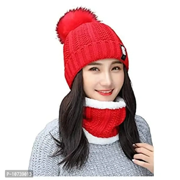 Navkar Crafts Winter Soft Warm 1 Set Snow Proof Ball Cap (Inside Fur) Woolen Beanie Cap with Scarf for Women Girl LadiesWithin 6-8 business days However, to find out an actual date of delivery, please enter your pin code.• 3-in-1 Winter hat scarf and gloves set, stay warm all the time, great for outdoor activities and daily warmer. Best gift for your parents, friends, and yourself 