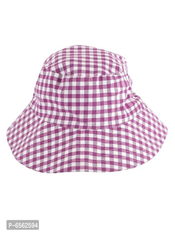 Cotton checked yarn dyed ghingham purple circula