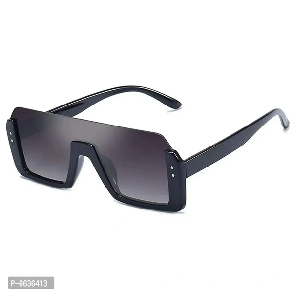 Fashion Square Unisex Half Rim Sunglass