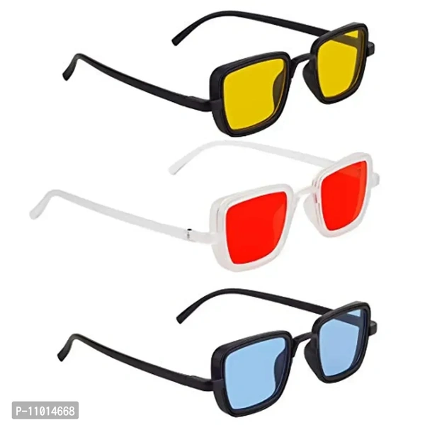 Abner Combo of 3 Unisex Sunglasses Combo-4224