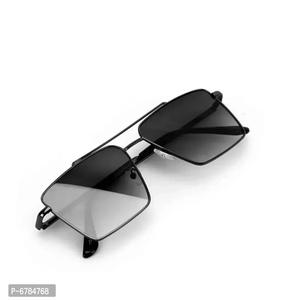 Longwings uv protection 90 squre black sunglass for men