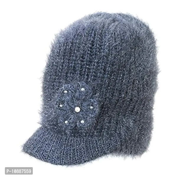 GuSo Fancy Beautifully wooven Expandable Very Soft Beanie Winter Hat Slouchy Warm Snow Knit Skull Woolen Cap