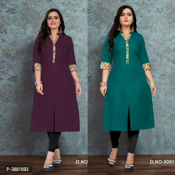 New Plus Size Cotton Kurtis Combo