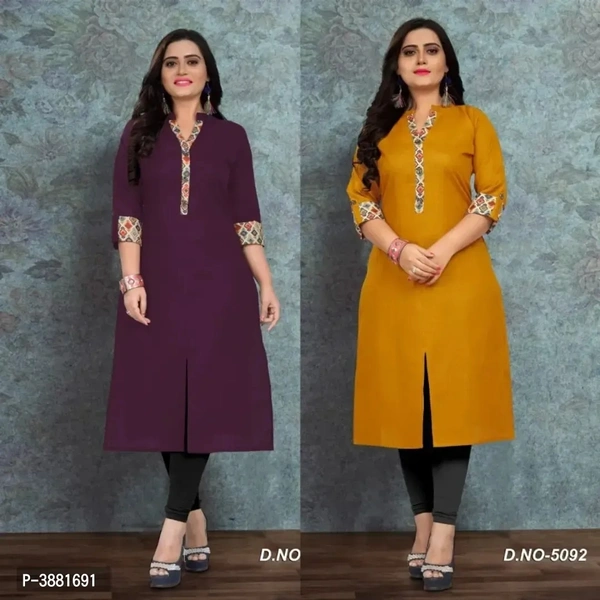 New Plus Size Cotton Kurtis Combo