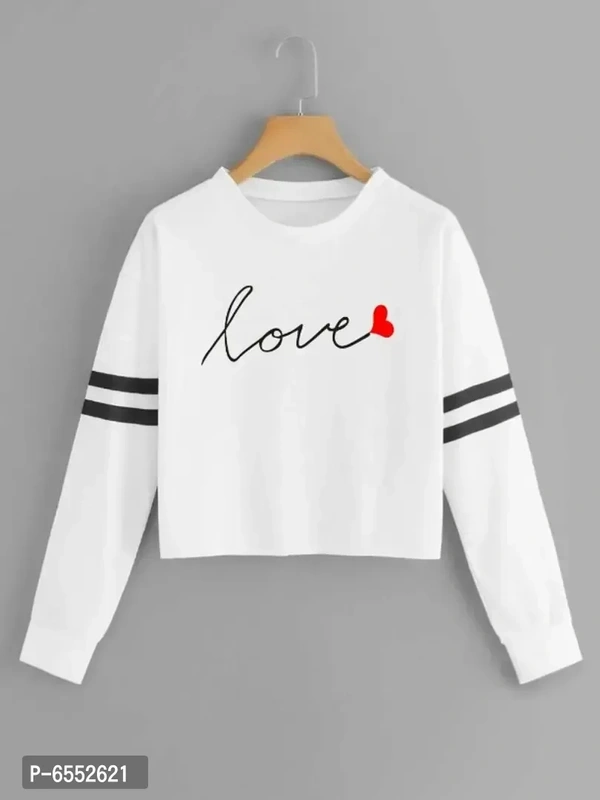 Womens Stylish Full Sleeve Printed Tshirt