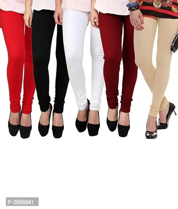 Stylish Cotton Leggings Pack Of 5