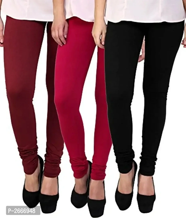 Stylish Cotton Leggings Set Of 3