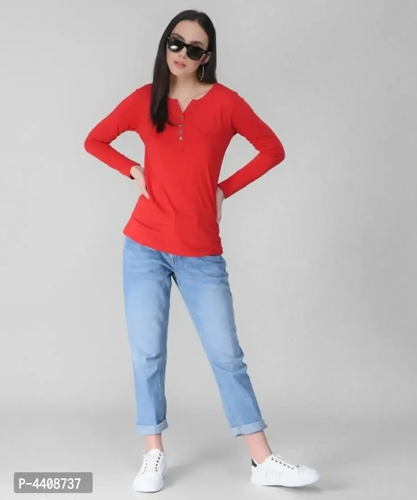 Premium Quality Cotton Blend A-Line Floral T-Shirt Collection