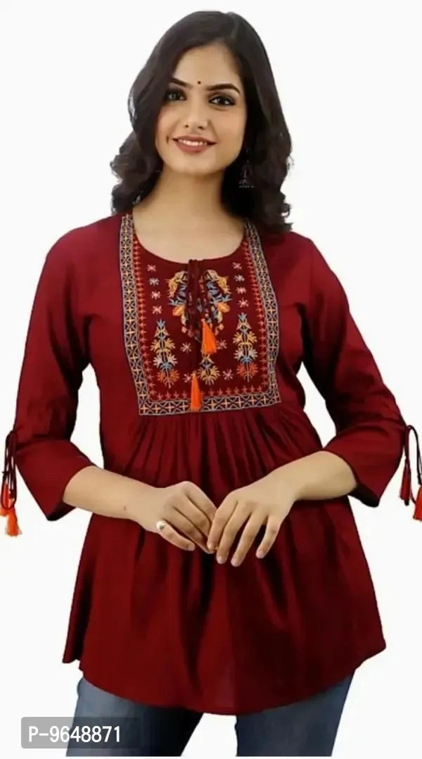 WESTERN TOP MAROON