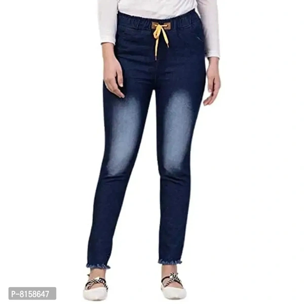Kanzul -Fashion Passion Jogger Fit Women Blue Jeans