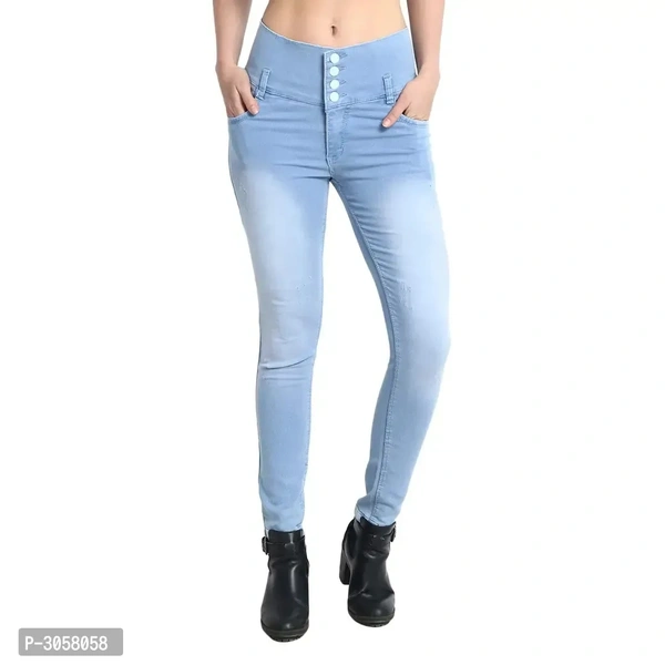 Blue Denim Jeans For Women's