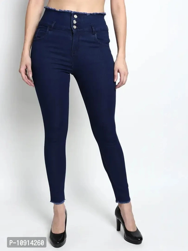 Stylish Blue Denim Jeans For Women