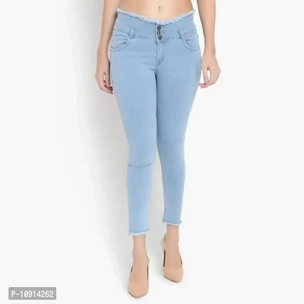Stylish Blue Denim Jeans For Women
