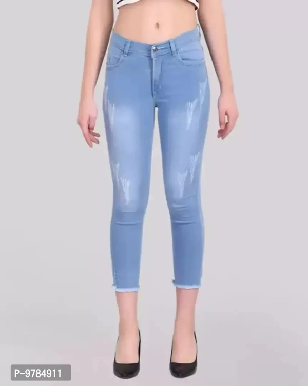 Stylish Women Demin Skinny Fit Jeans