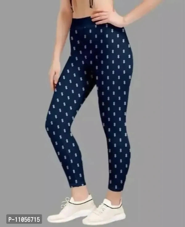 Fancy Cotton Blend Jeggings For Women