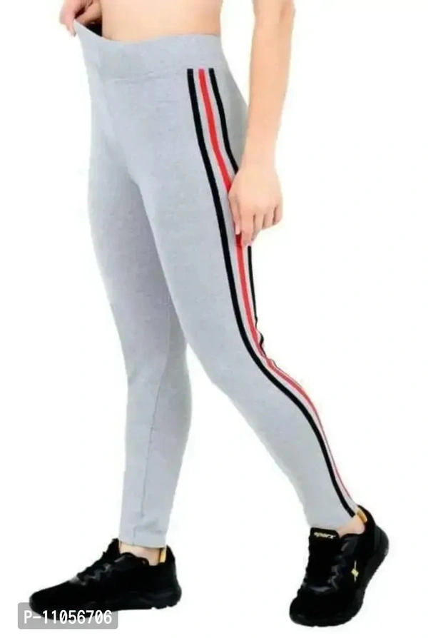 Fancy Cotton Blend Jeggings For Women