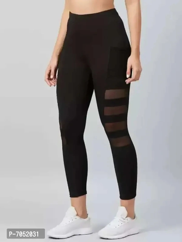 Alluring Black Lycra Leheriya Skinny Fit Jeggings For Women