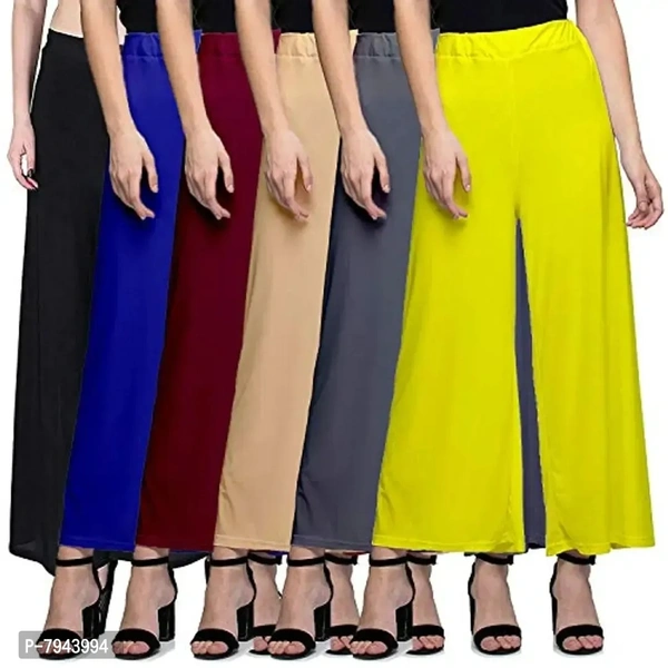 STYLE PITARA Women's Straight Fit Palazzo