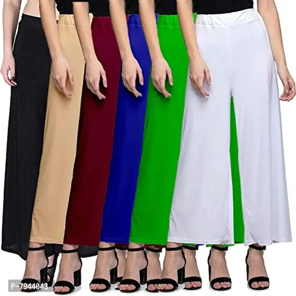 STYLE PITARA Women's Straight Fit Polyester Palazzo