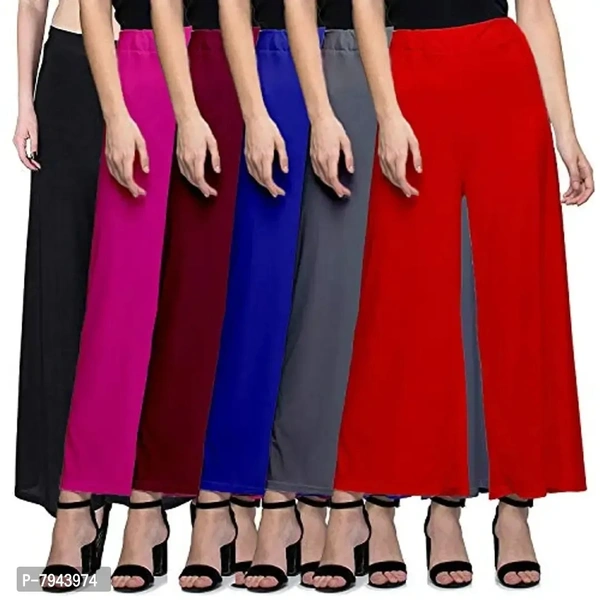 STYLE PITARA Women's Straight Fit Polyester Palazzo