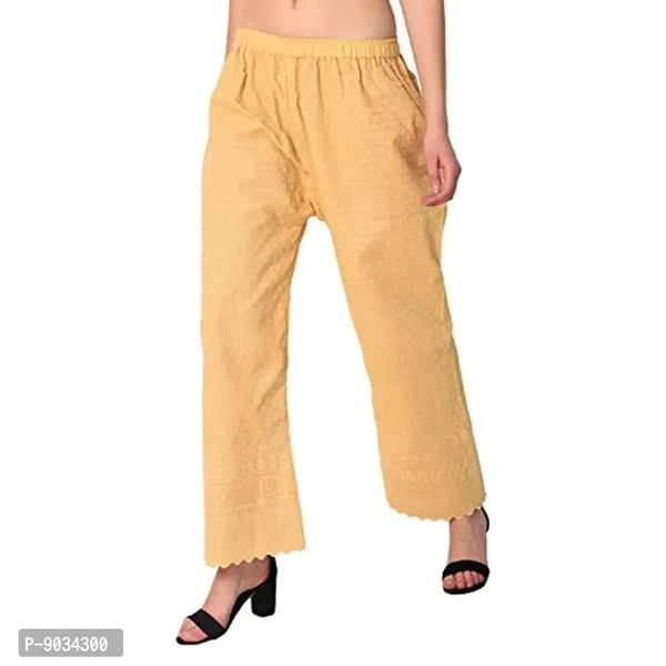 Co-Ords Fashion Women's Palazzo(Gold)