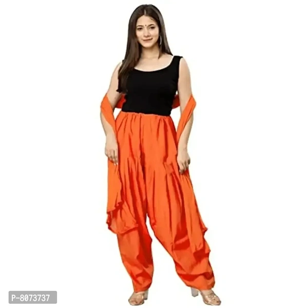 Endfashion Women's Semi Patiala Salwar with Dupatta – Cotton Blend