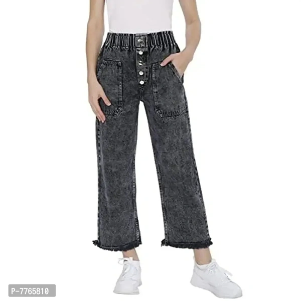 Aglobi Women's/Girl's Fancy Elegant Trendy Glamorous Denim Palazzo