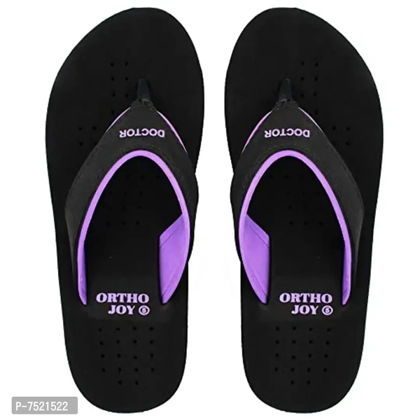 ORTHO JOY Doctor Slipper for Women Orthopedic Super Comfort Fit Cushion Chappal Flip-Flop ortho slippers For Ladies and Girls