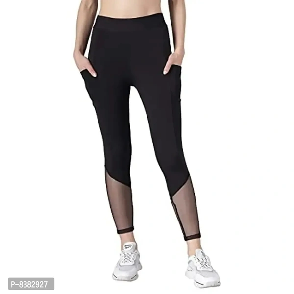 FAIRIANO Gym wear Workout Leggings Tights Ankle Length Stretchable Sports Leggings Yoga Track Pants for Girls Women