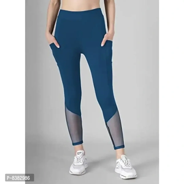 FAIRIANO Gym wear Workout Leggings Tights Ankle Length Stretchable Sports Leggings Yoga Track Pants for Girls Women