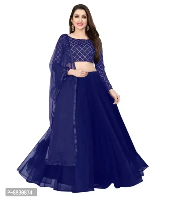 Stylish Women Satin Lehenga Cholis with Dupatta