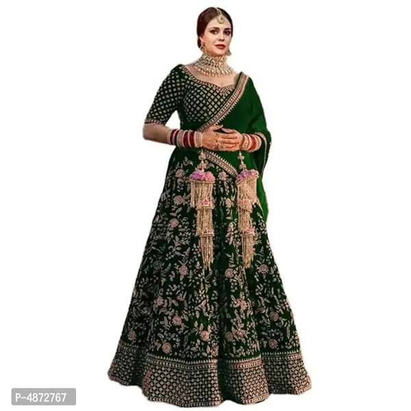 Beautiful Embroidery Velvet Lehenga Choli