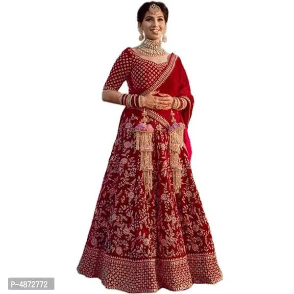 Beautiful Embroidery Velvet Lehenga Choli