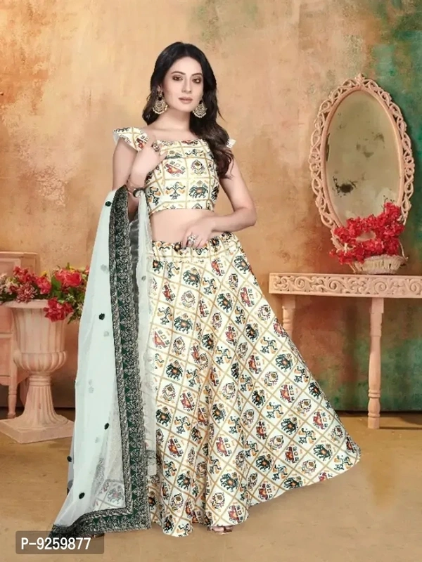 Designer Printed Lahenga Choli For Women