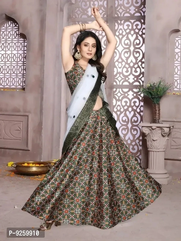 Designer Printed Lahenga Choli For Women