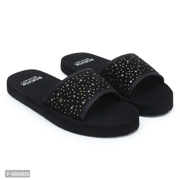 BLACK BEAUTIFUL SLIDER FOR WOMEN