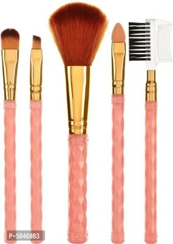 SG Fashions Makeup Brush set 5 PCS coral