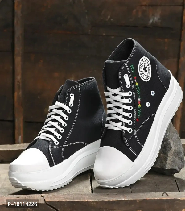 Stylish Fancy Canvas Casual Shoes Sneakers For Women