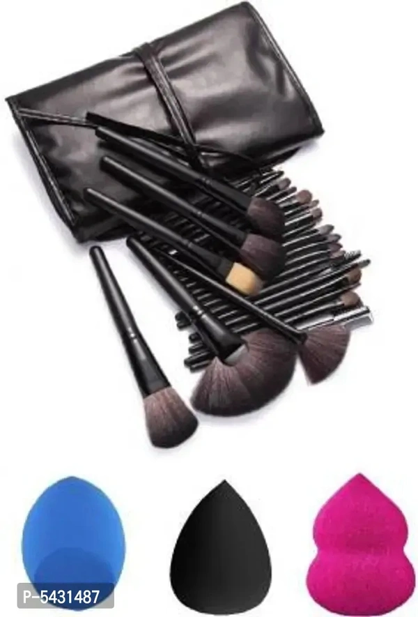 Make Up Brush (3 puff + 24 brush)