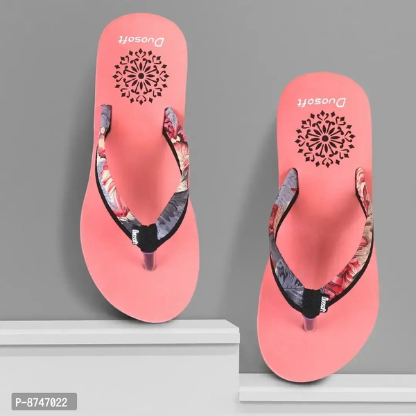 Stylish Synthetic Leather Slippers For Women