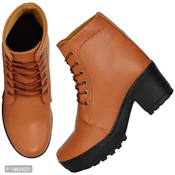 Walky Wear Latest Chukka Boots Shoe for Womens and Girls Tan