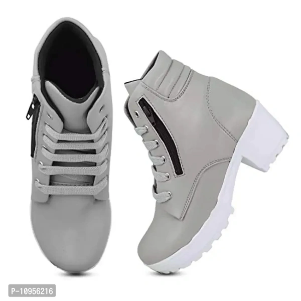 Rodricks Women's Fashion Casual Boots Grey