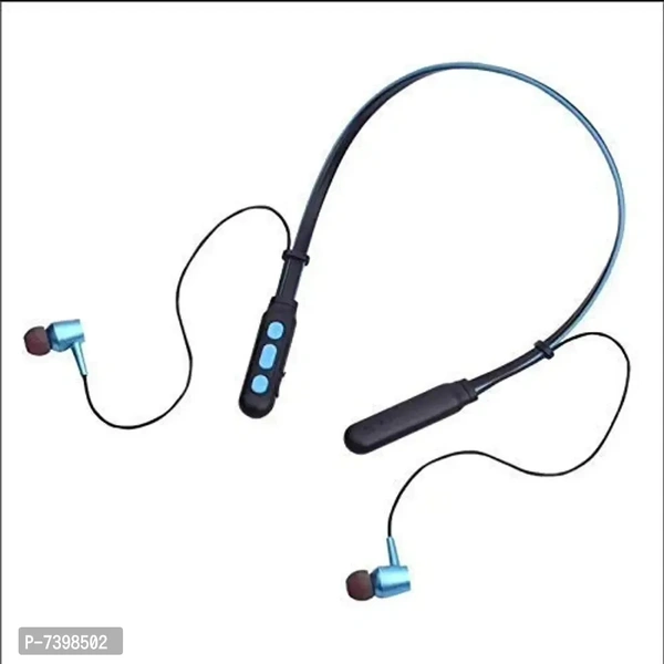 Super Bass B11 Wireless Bluetooth Headset With Mic Bluetooth Headset (Blue, In the Ear)