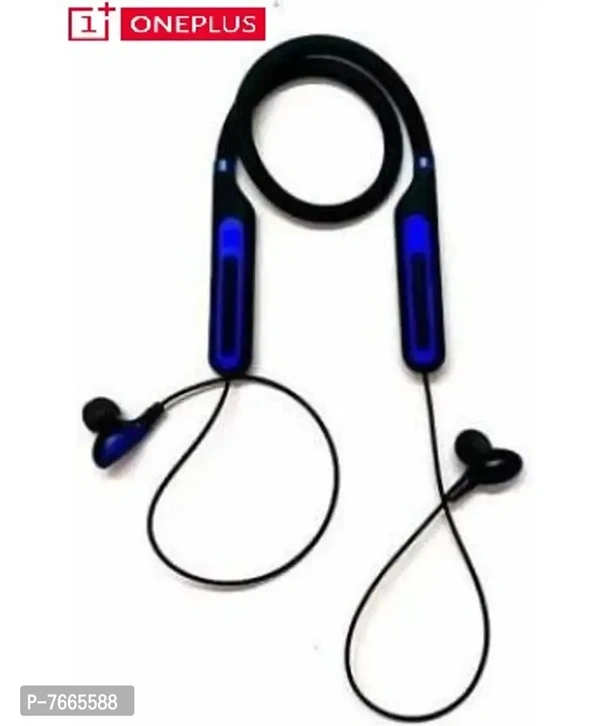 One Plus Bullet Neckband Lightweight Ergonomic Neckband, Sweat-Resistant Magnetic Earbuds Bluetooth High Bass Quality