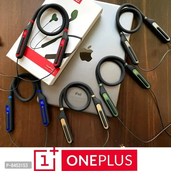 One Plus Bullet Neckband in Ear Wireless Bluetooth Neckband With Mic