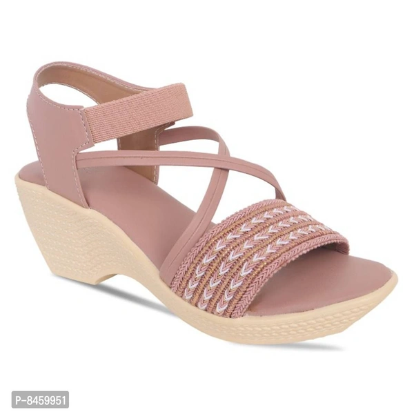 Classy Peach Sandal For Women
